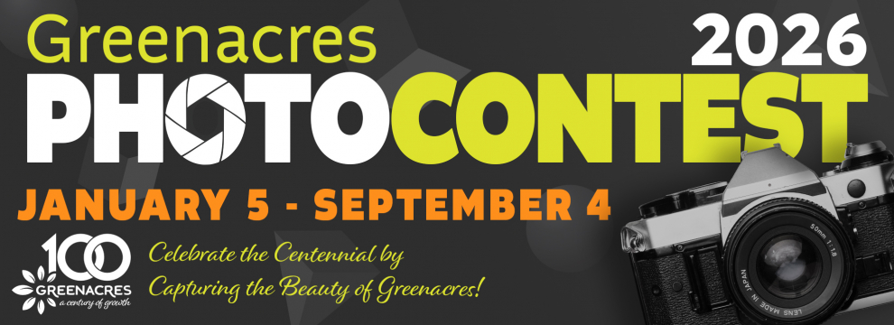 Celebrate the Centennial by Capturing the Beauty of Greenacres