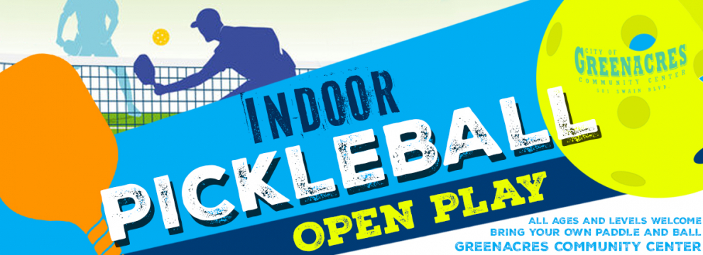 Indoor Pickleball Open Play at the Greenacres Community Center
