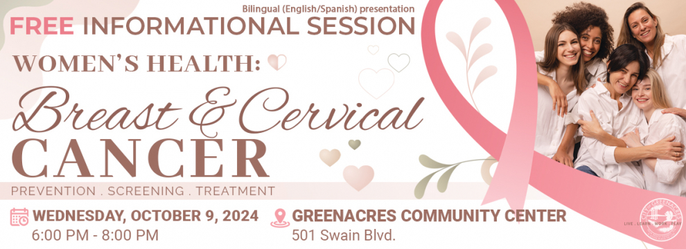 Info Session: Women's Health - Breast and Cervical Cancer