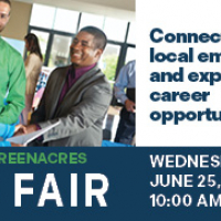  Greenacres Job Fair on June 25, 2025 from 10:00 am to 1:00 pm.