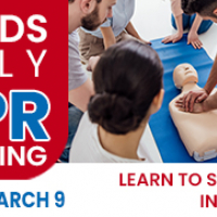 Hands Only CPR Training - Monday, March 9 at 11 a.m.