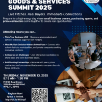 2025 Goods & Services Summit Flyer