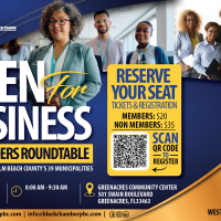Open for Business: City Leaders Roundtable Flyer