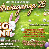 Greenacres Egg'stravaganza Event April 4, 2026 at Samuel J. Ferreri Community Park from 10:00 a.m. to 2:00 p.m.
