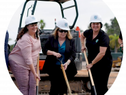 Youth Center Groundbreaking Andrea McCue, City Manager