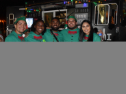 Staff dressed as elves