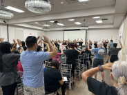 Tai Chi group demonstration during World Tai Chi Day 2024 at the Greenacres Community Center