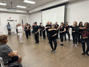 Tai Chi group demonstration during World Tai Chi Day 2024 at the Greenacres Community Center