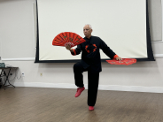 Tai Chi group demonstration during World Tai Chi Day 2024 at the Greenacres Community Center