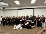 Tai Chi group demonstration during World Tai Chi Day 2024 at the Greenacres Community Center