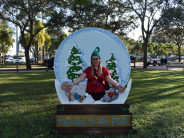 Photo opportunity globe