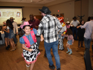 Daddy Daughter Dance Western theme father and daughter dancing