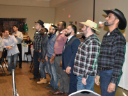 Daddy Daughter Dance Western theme marshmallow race relay game