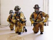 firefighters action photo 
