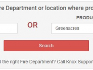 Greenacres Text Entry for finding eApplication
