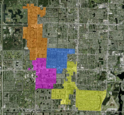 Screenshot of the Code Compliance Zones map