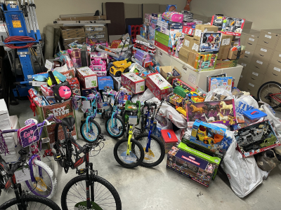 Toys received from toy Drive