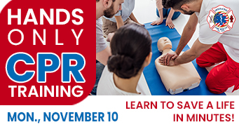 Hands Only CPR Training - Monday, November 10 at 6 p.m.