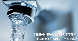 Semiannual Water System Modification to start July 5, 2025