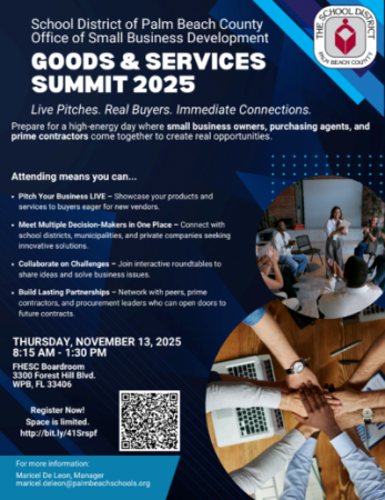 2025 Goods & Services Summit Flyer