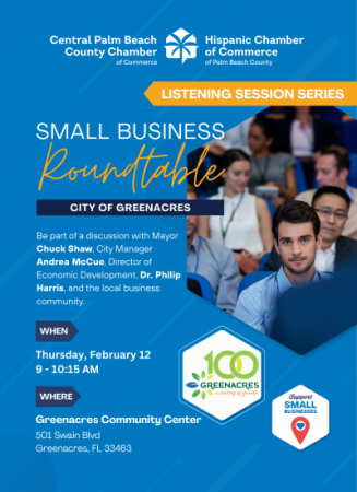 Listening Session Series: Small Business Roundtable Share Flyer
