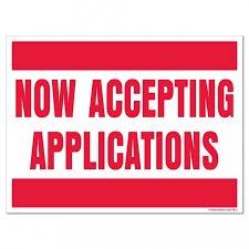 Now Accepting Applications for District 1