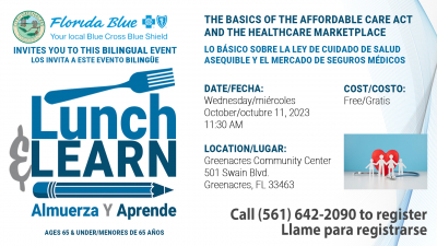 Lunch and Learn Bilingual Event, October 11, 2023 at 11:30AM