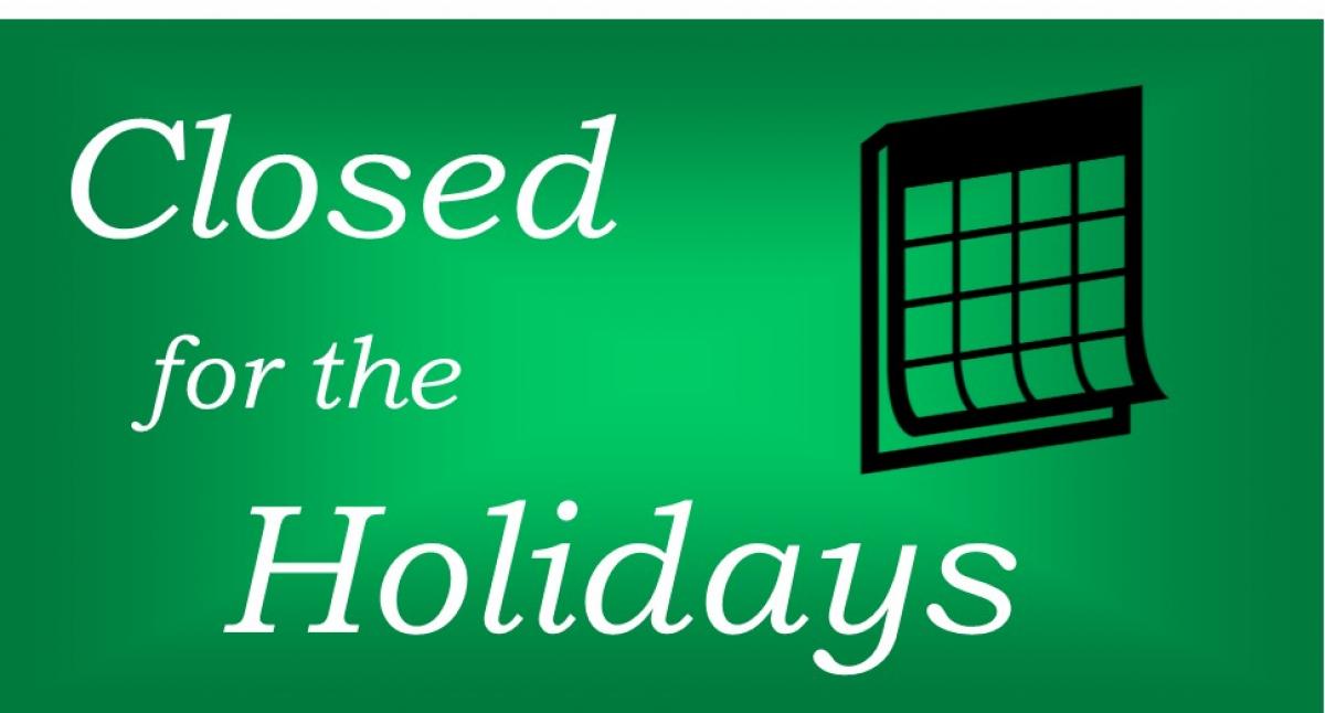 holiday closing