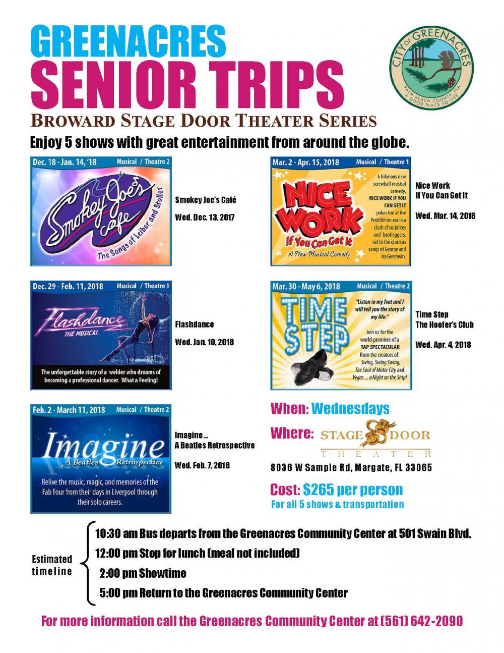 Senior Trips Greenacres Florida