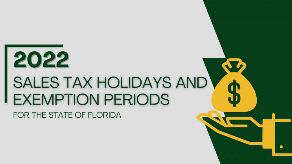 2022 Florida Sales Tax Holidays Greenacres Florida